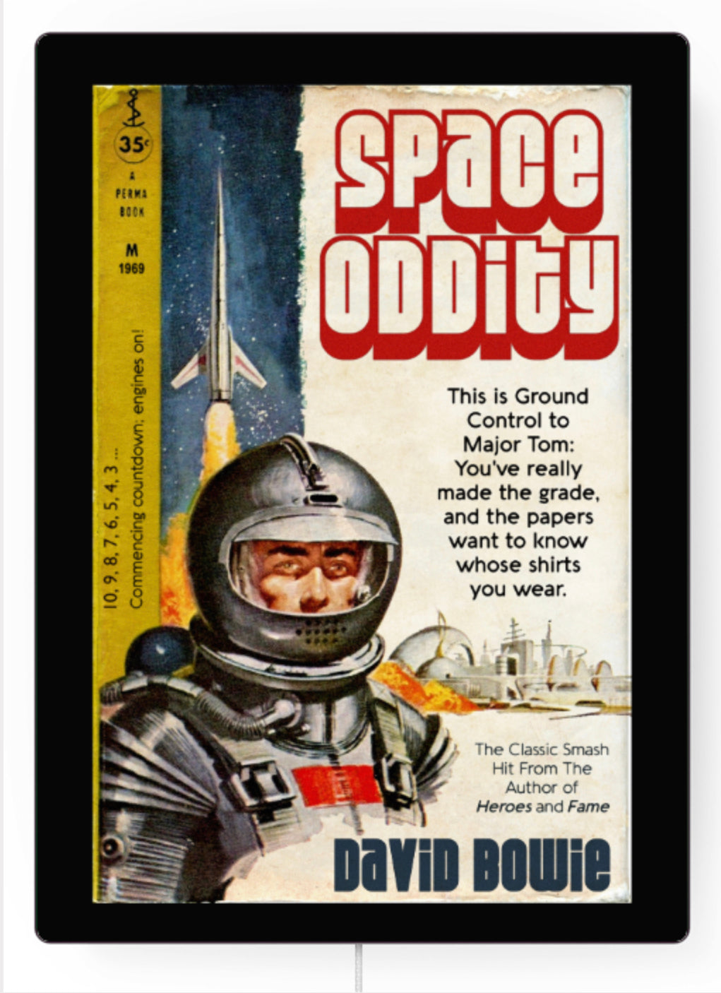Space Oddity' David Bowie | Art Panel