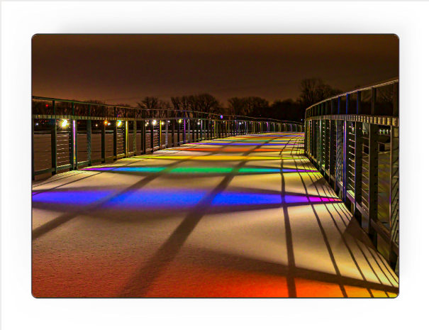 'Kruidenier Trail Bridge’ by Steve J Berger | Art Panel