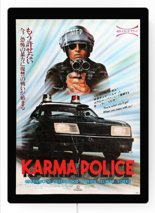 ‘Karma Police’ by Radiohead | Art Panel