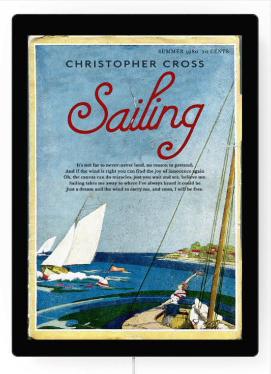 ‘Sailing’ by Christopher Cross | Art Panel